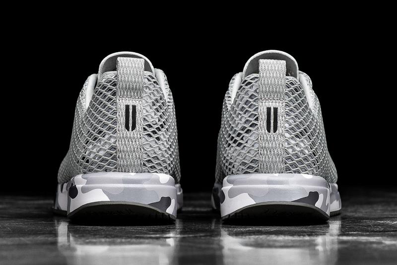 Men's Nobull Arctic Camo Mesh Running Shoes Grey | SG C1978T